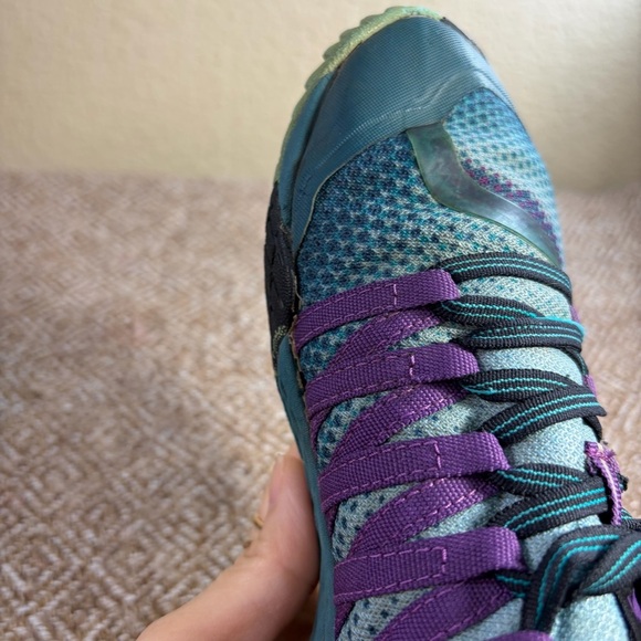 Merrell Womens Trail Glove 4 Blue/Purple Vibram Soles Sz 7.5 Hiking Outdoor GUC - Picture 8 of 8